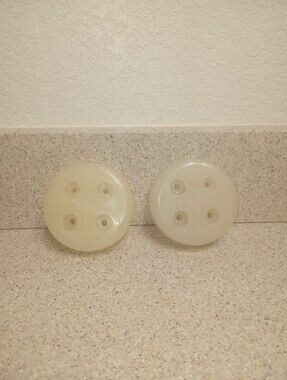 2 Replacement Slide Pucks Slider for Skateboards Longboards Sliding Gloves New
